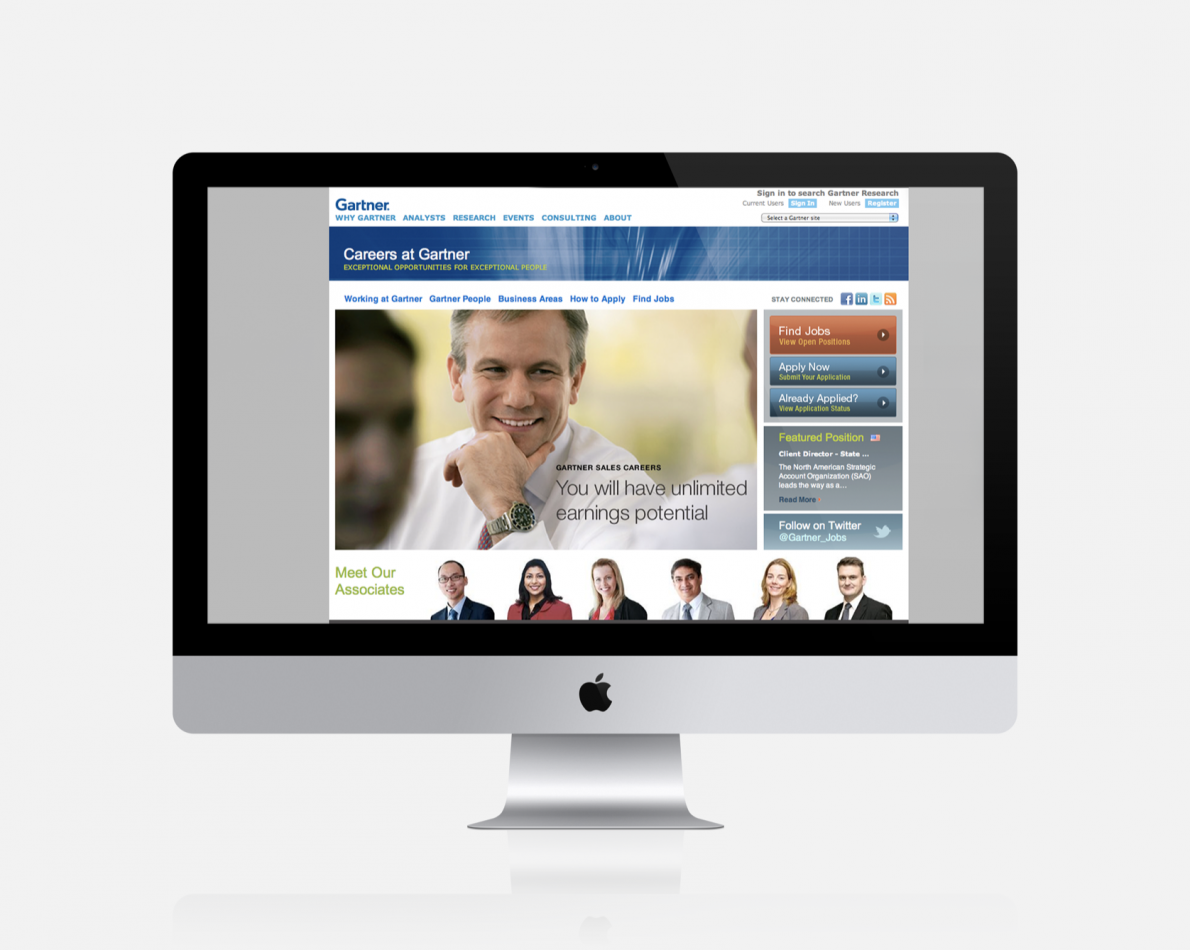 Refreshed and redesigned Careers website.