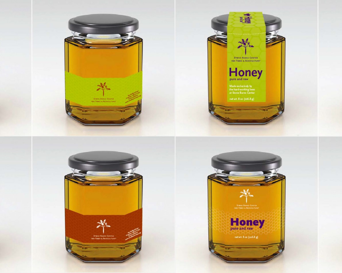 We like giving our clients options – the various iterations we created for their locally grown honey packaging reflects the simplicity they desire without sacrificing visual branding identity.